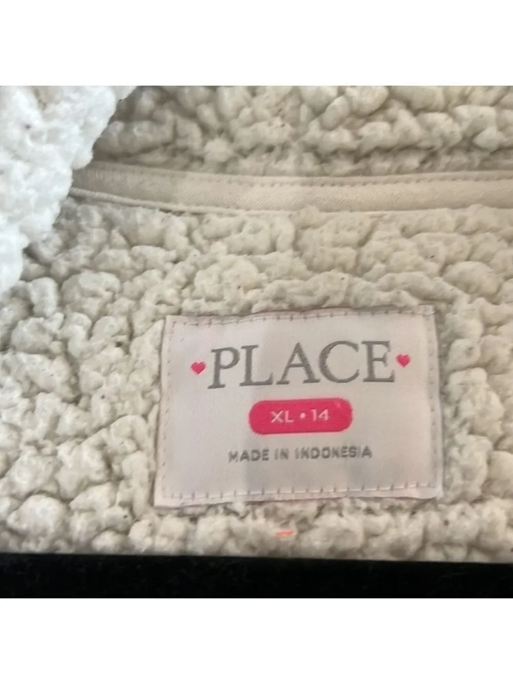 The Children's Place Gray Sherpa Butterfly Sweatshirt